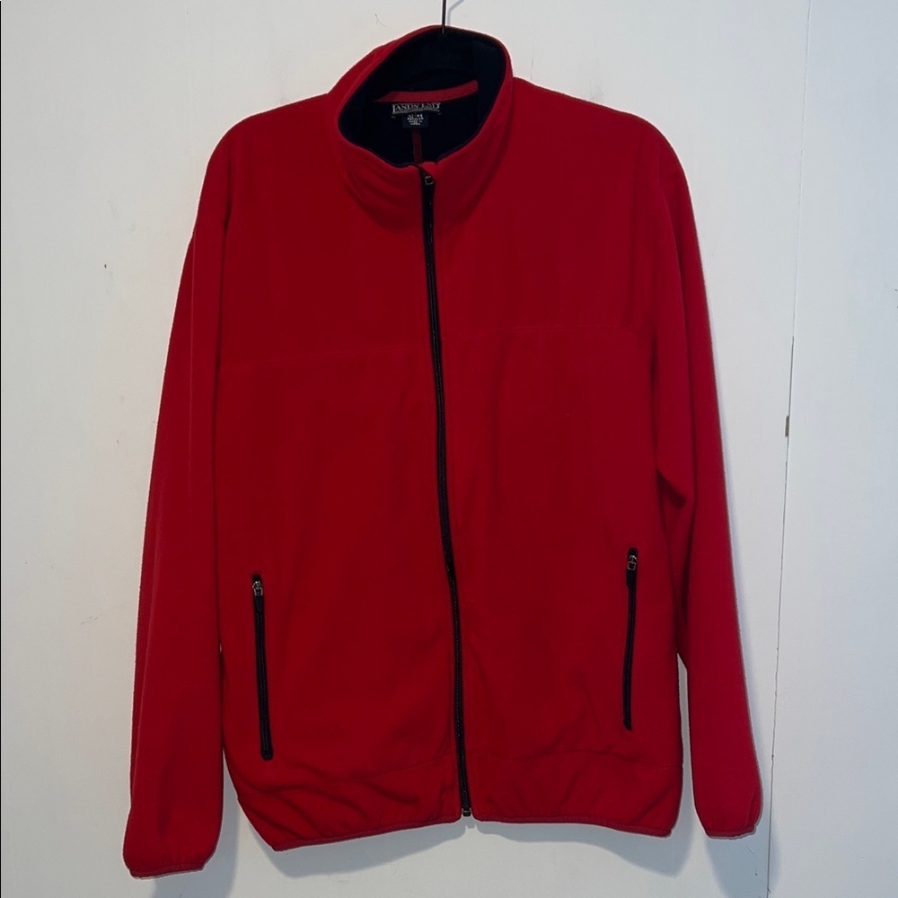 Lands' End Classic Red Lightweight Jacket HU